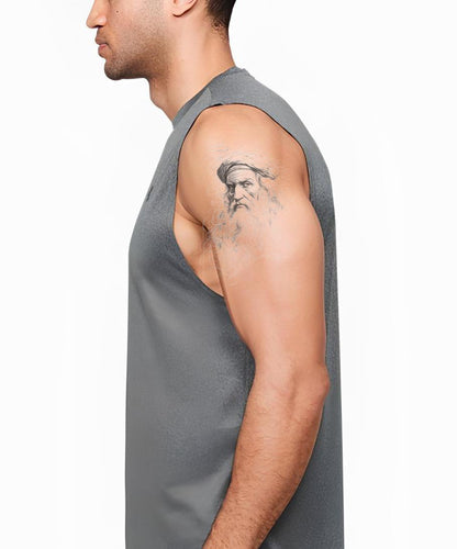 Visdom från en gammal arabisk man tatuering illustration