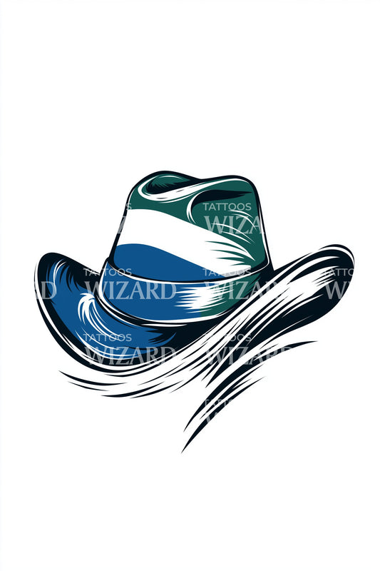 Argentina Gaucho Hat Tattoo Design