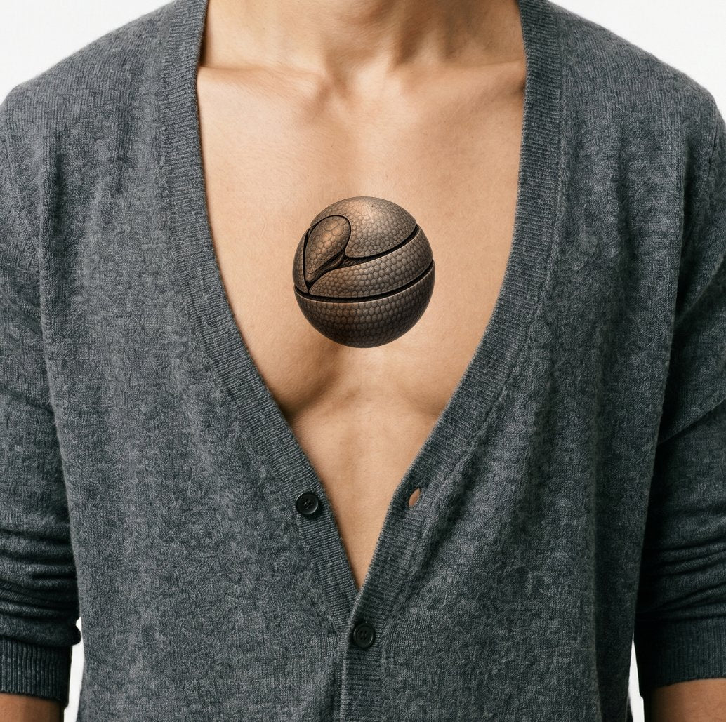 Tetovací motiv svinutého pásovce