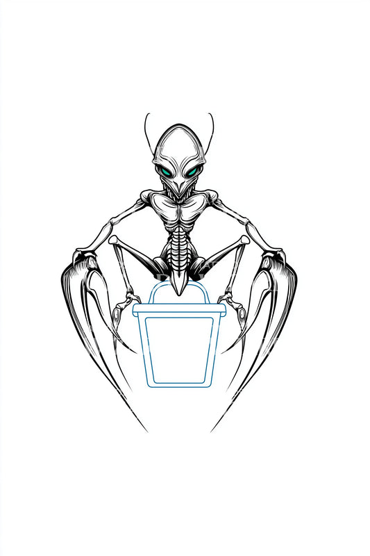 Design de tatouage emblème de scarabée blindé