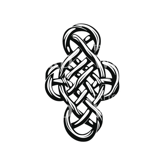 Simple Nautical Knot Tattoo Design