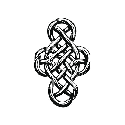 Simple Nautical Knot Tattoo Design