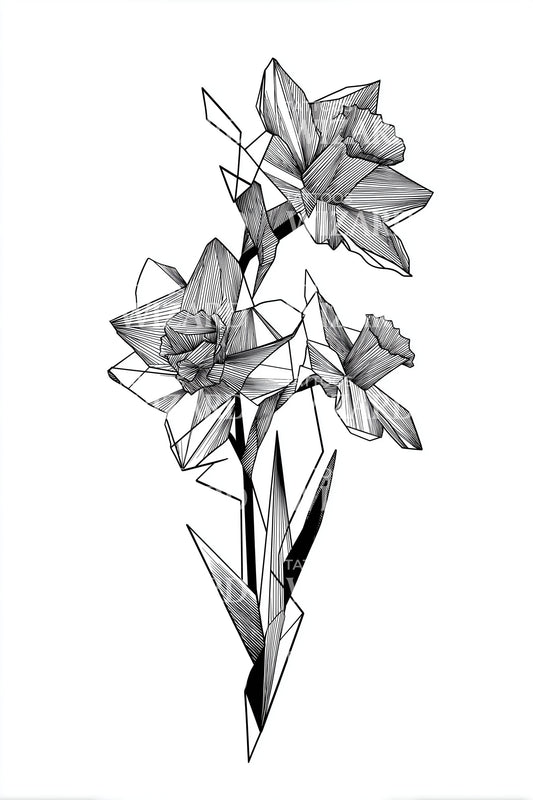 Barbed Bloom Wreath Tattoo Design