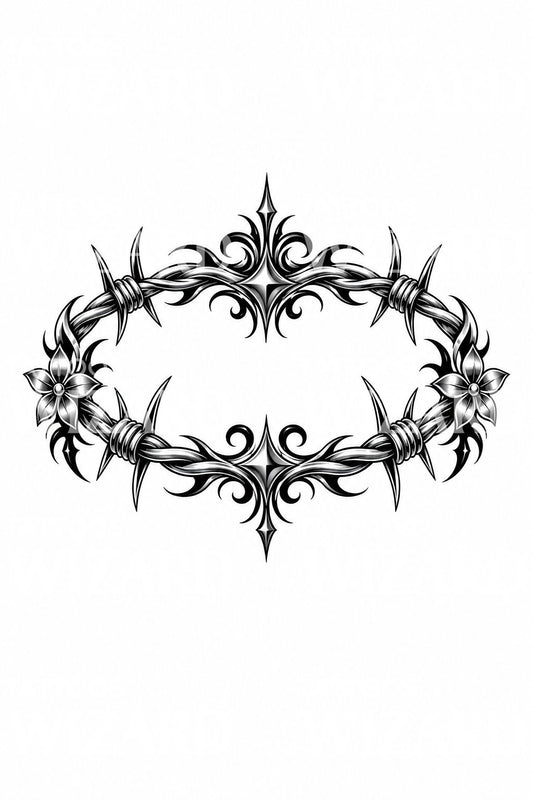 Barbed Wire Armband Tattoo Design