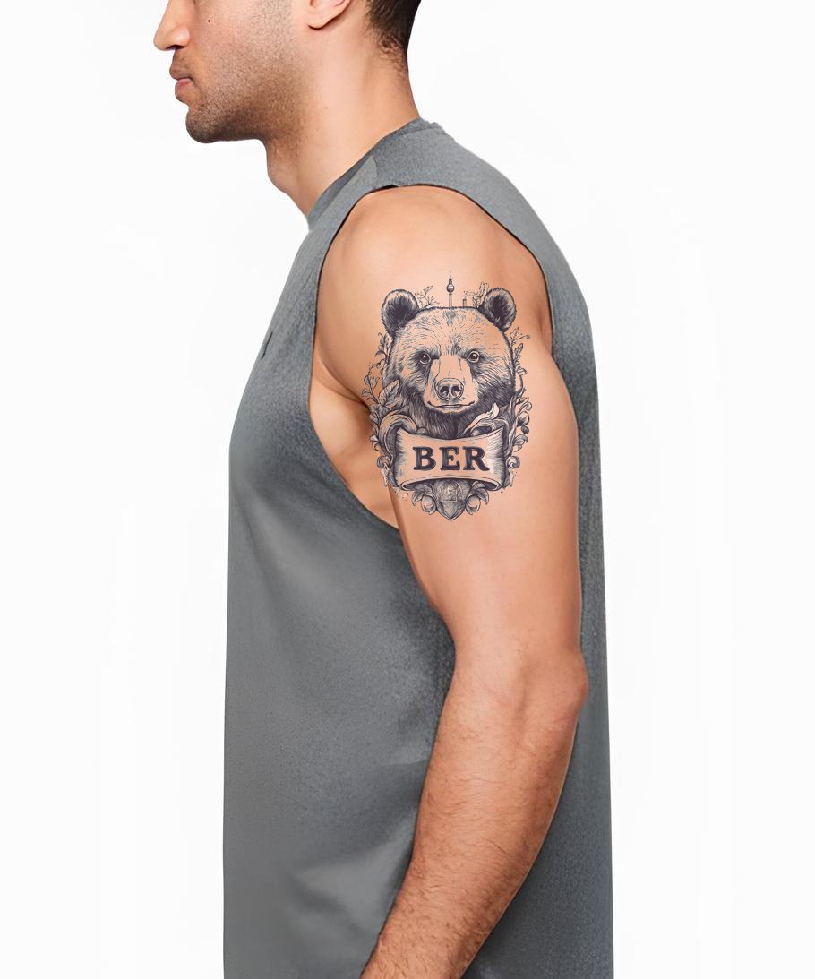 Berlin Bear Heraldry Tattoo Idea