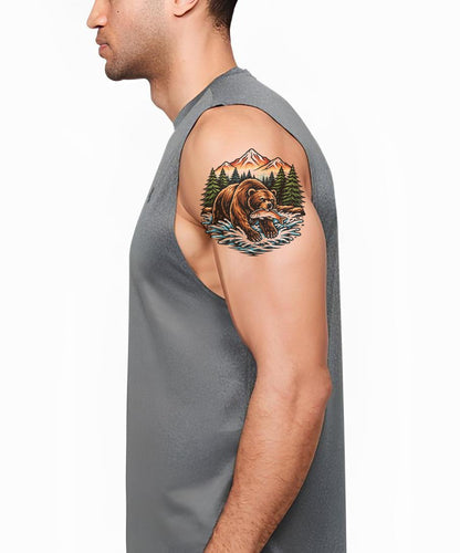 Mountain Bear Tattoo Design