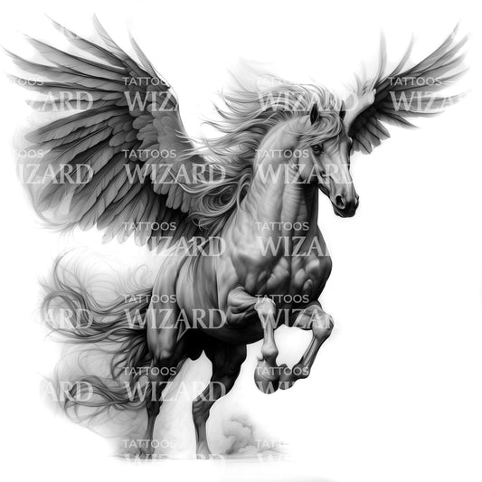 Beautiful Pegasus Tattoo Idea