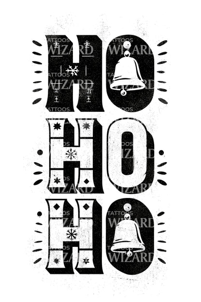 Bell Ho Ho Tattoo Illustration
