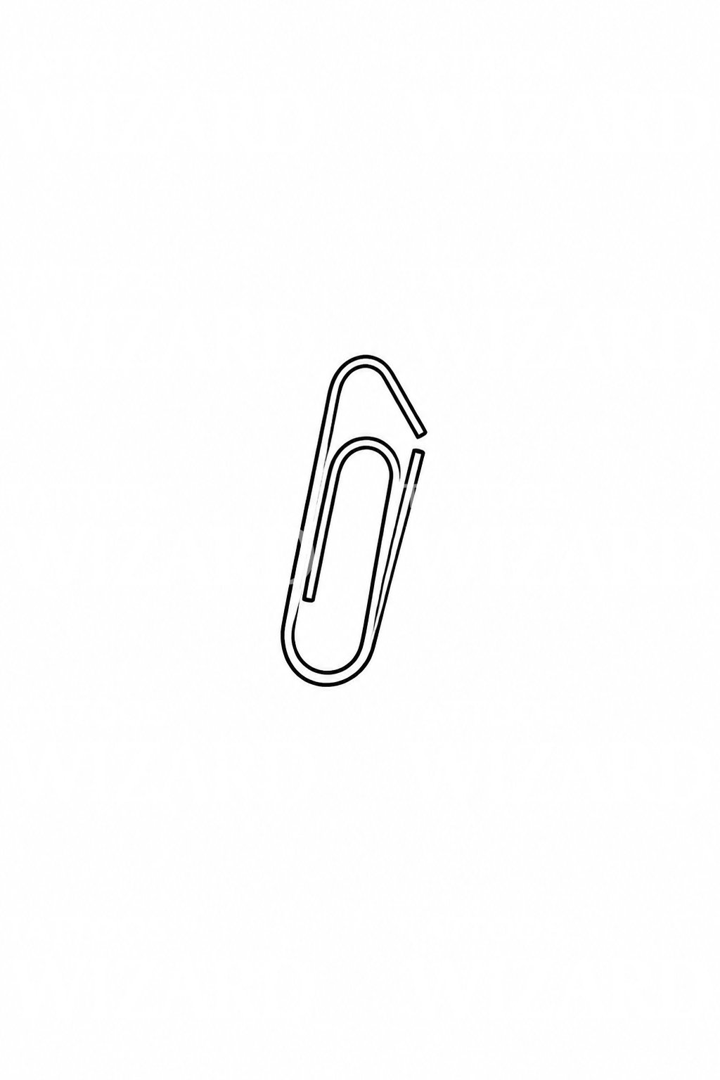 Bent Wire Paperclip Tattoo Idea