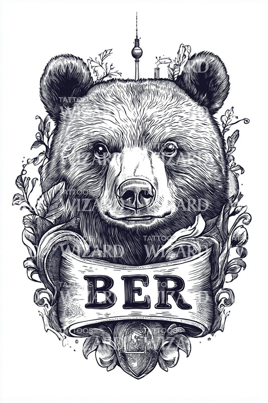 Berlin Bear Heraldry Tattoo Idea