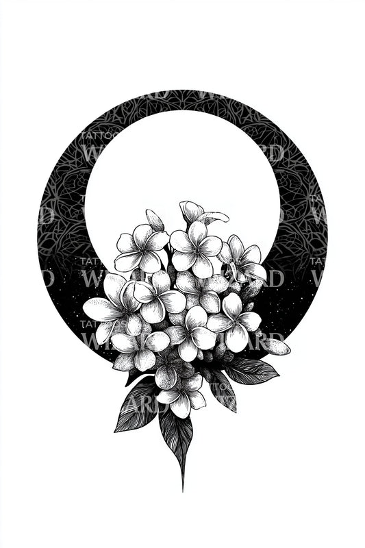Berry Circle Minimal Tattoo Design
