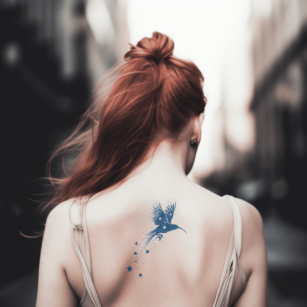 Australien Southern Cross Flug Tattoo Design