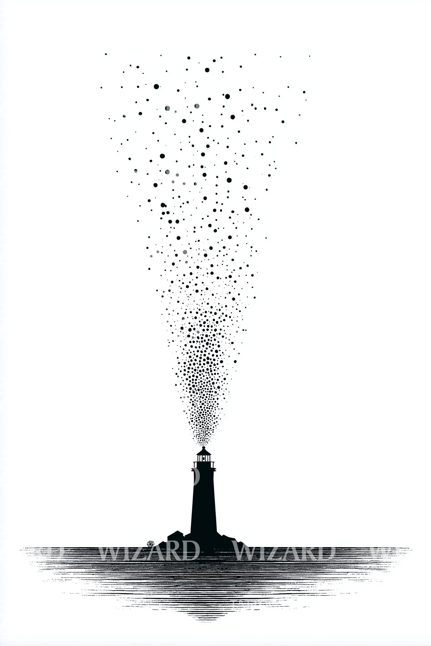 Birds Rising Lighthouse Tattoo Idea
