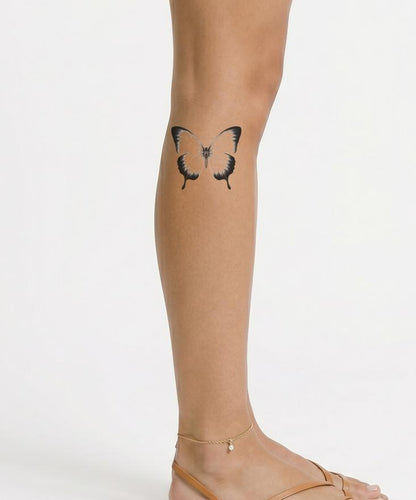 Desenho de Tatuagem de Borboleta em Gradiente