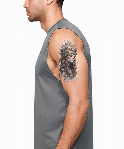 Design di Tatuaggio Ritratto di Dea Fantastica
