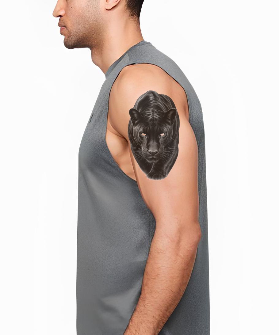 Black Panther Prowl Tattoo Design