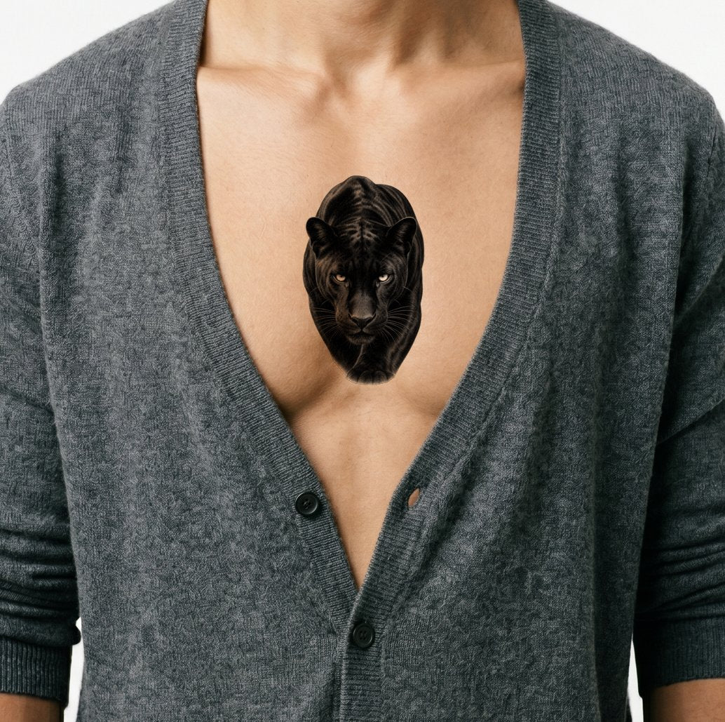 Black Panther Prowl Tattoo Design