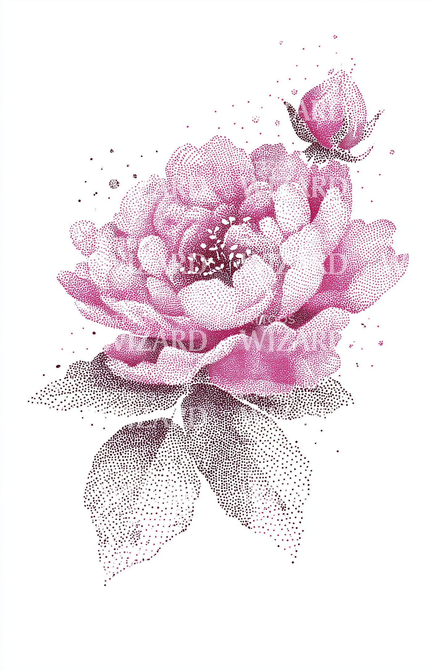Blossoming Pink Peony Tattoo Idea
