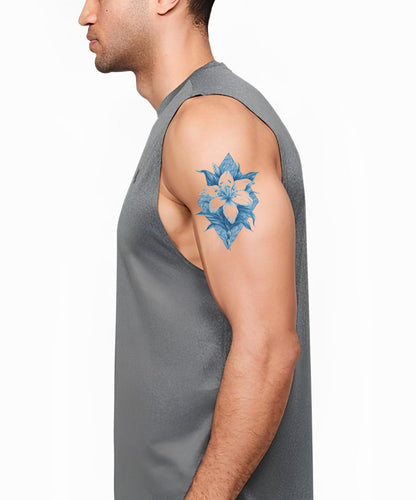 Idée de tatouage Fleur Bleue de Finlande