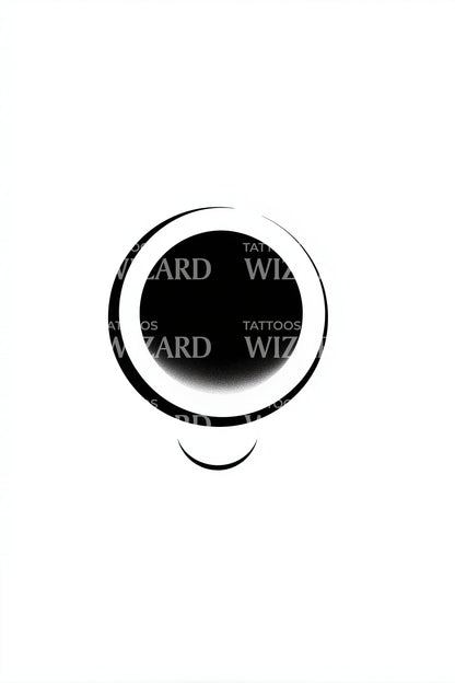 Bold Solar Eclipse Tattoo Idea