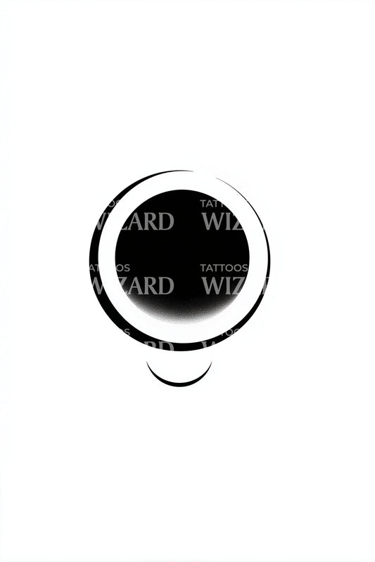 Bold Solar Eclipse Tattoo Idea