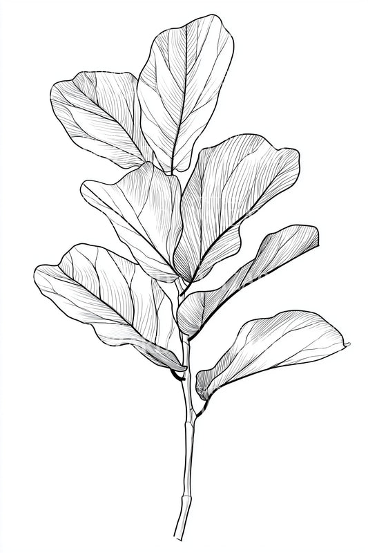 Botanical Branch Study Tattoo Idea