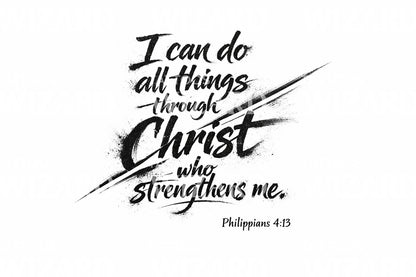 Brush Slash Scripture Tattoo Design