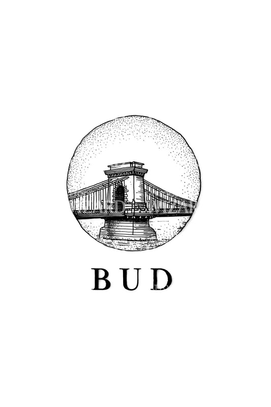 Budapest BUD Bridge Tattoo Design