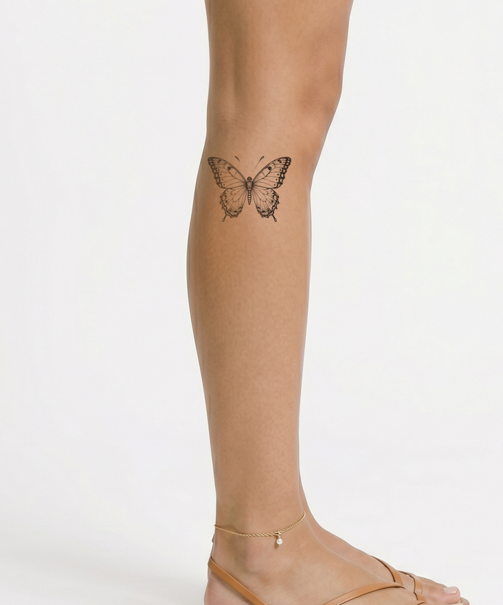 Motif de tatouage d’ailes de papillon