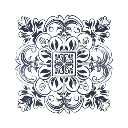 Grey Traditional Pattern Tattoo Design