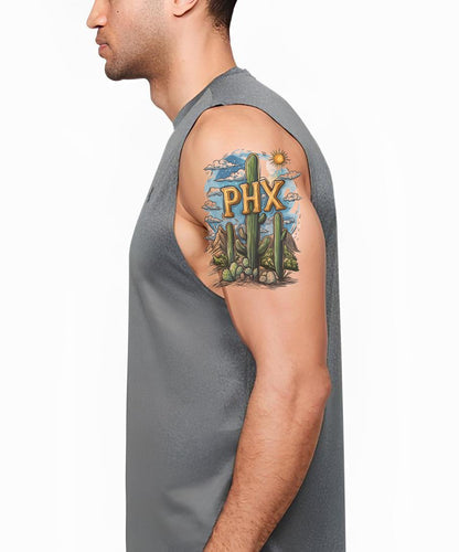 Cactus Garden PHX Tattoo Illustration