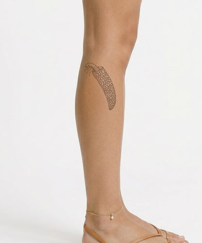 Caddisfly Larva Case Tattoo Illustration