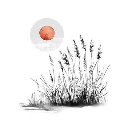Calm Summer by the Lake Tattoo Design