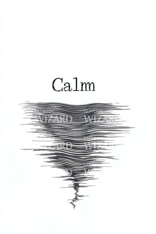 Calm Whirlpool Sketch Tattoo Design