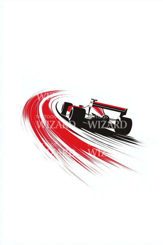 Canada Racing Sweep Tattoo Idea