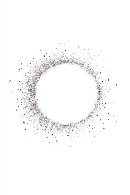 Design del tatuaggio alone di polvere celestiale