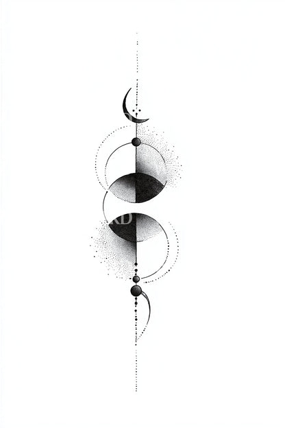 Himmlische Finsternis Totem Tattoo Idee