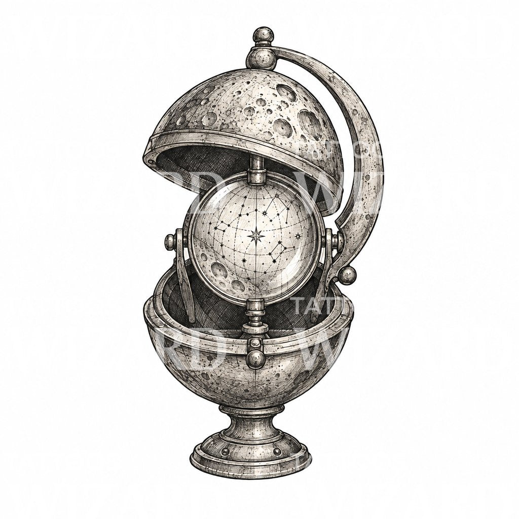 Tattoo-illustratie Hemelbol
