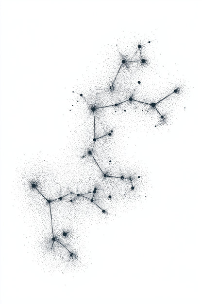 天体星座纹身设计