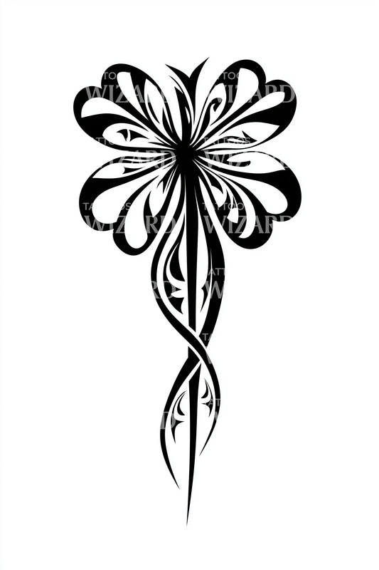 Celtic Clover Twist Tattoo Design