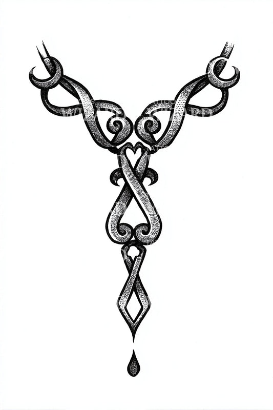 Celtic Knot Cross Tattoo Design