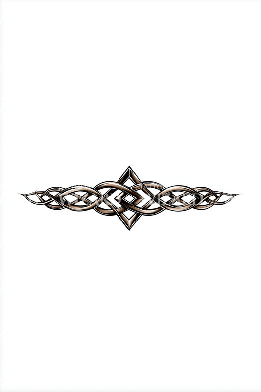 Celtic Knot Divider Tattoo Design