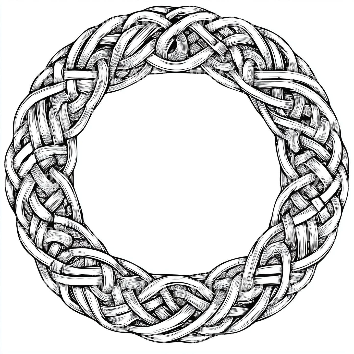 Celtic Knot Tribal Tattoo Idea