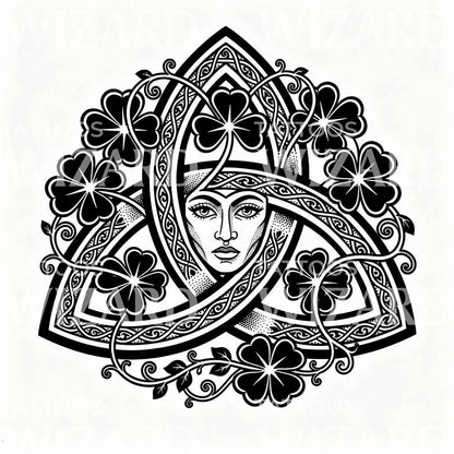 Celtic Maiden Knot Tattoo Design