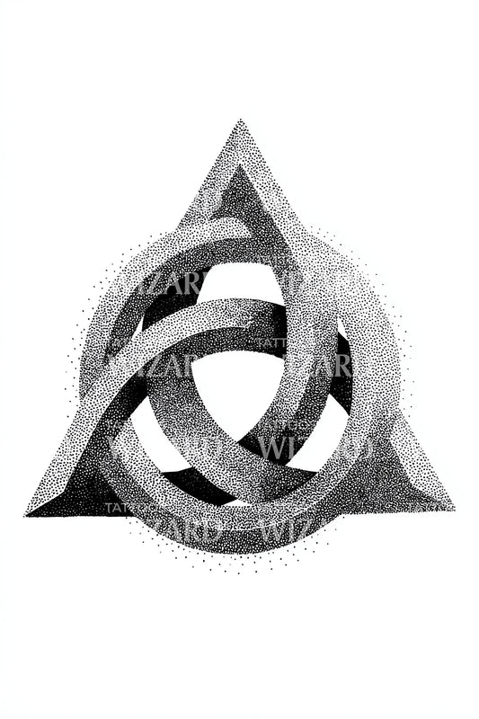 Celtic Triquetra Knot Tattoo Design