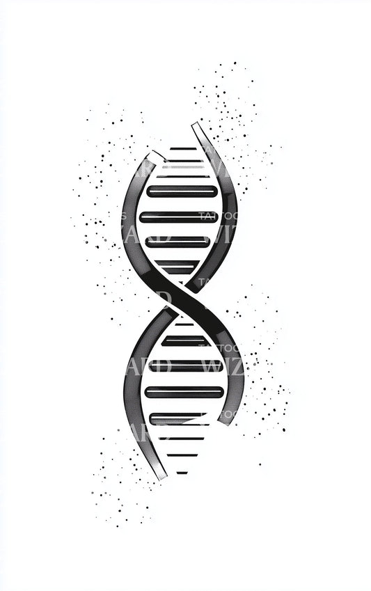 Chain of Life DNA Tattoo Design