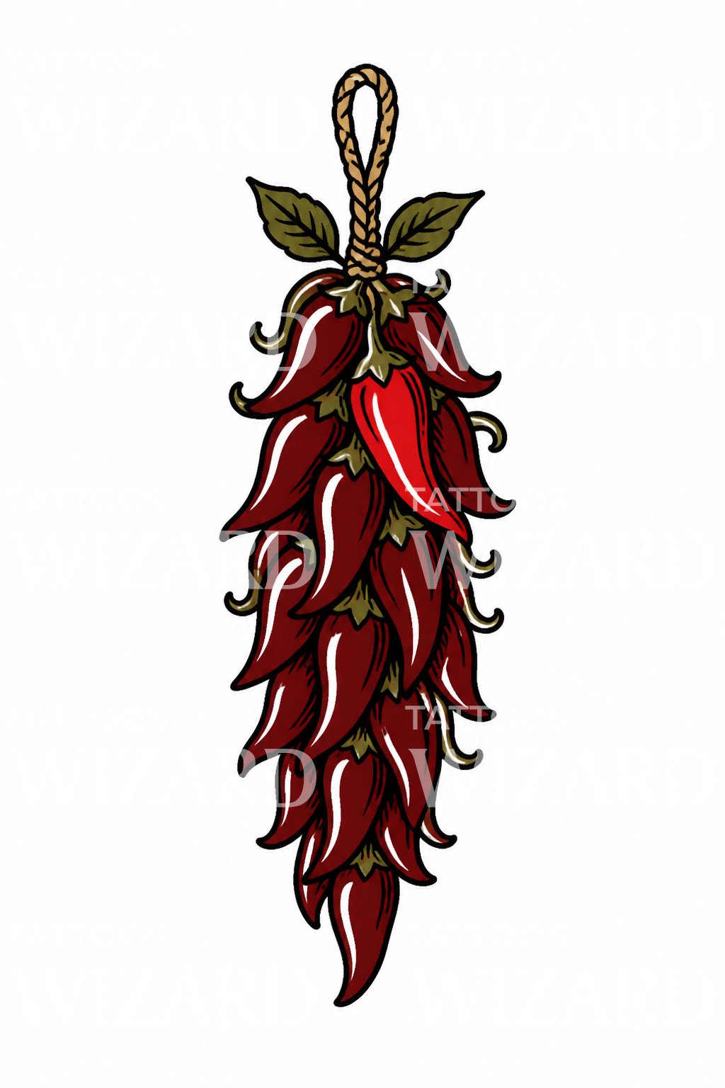 Chilienippu-tatuointisuunnitelma