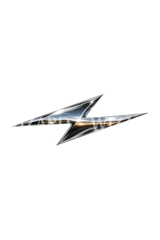 Chrome bliksem tattoo-idee