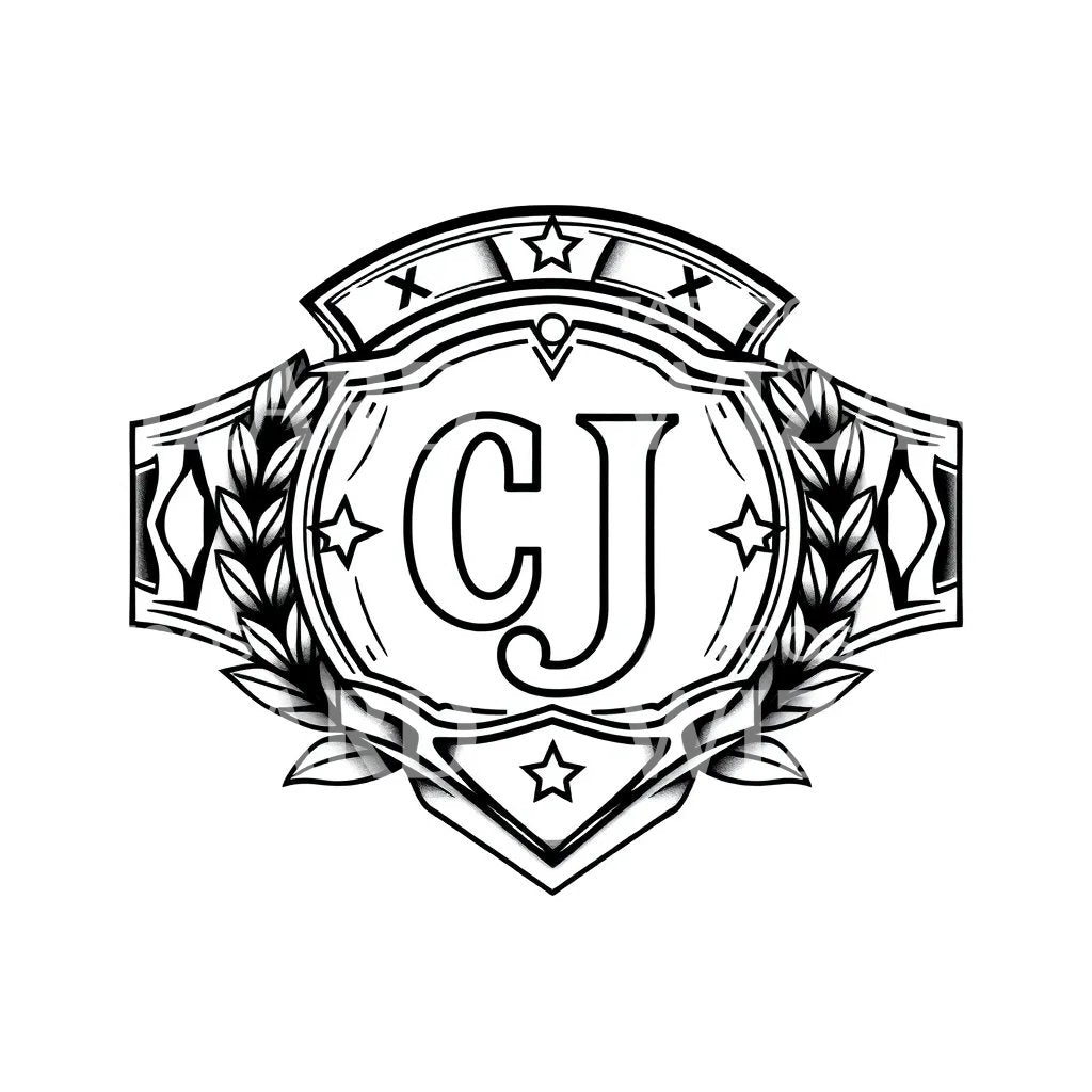CJ Crest Tattoo Design