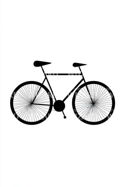 Classic Cruiser Bike Tattoo Design